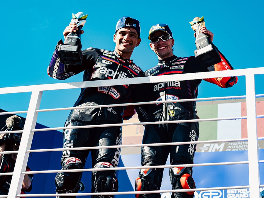 Aprilia车队包揽MotoGP巴西站冠亚军