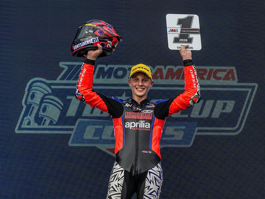 Aprilia加冕2026MotoAmerica冠军
